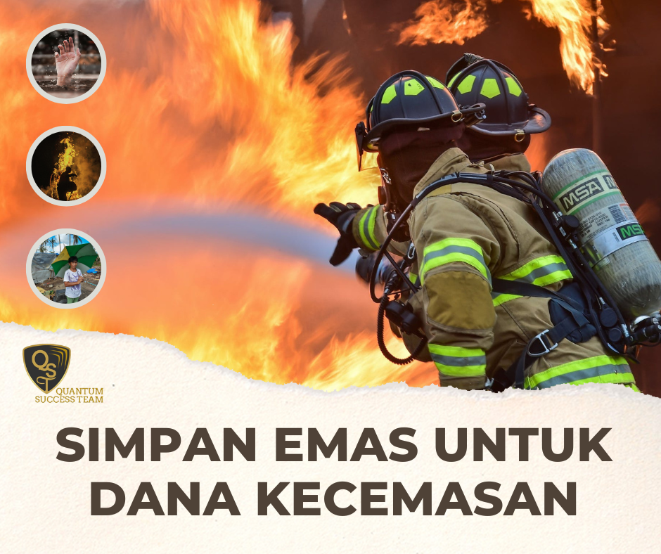 simpan emas untuk dana  kecemasan